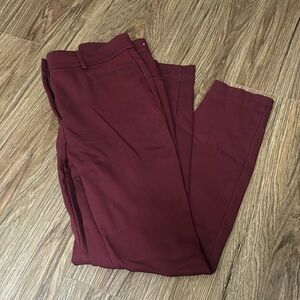 Burgundy Loft Pants